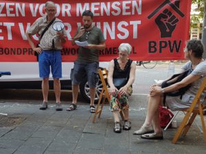 Toespraak van Robin tijdens de Actie Stop Verkoop 26 juli 2019